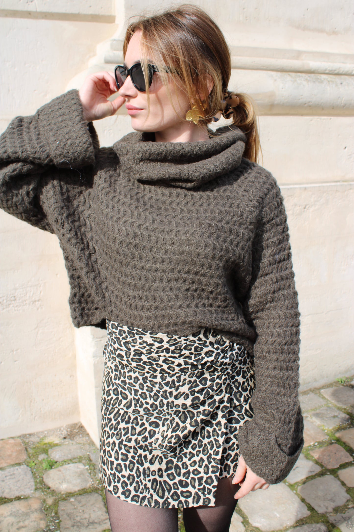 Pull col roulé Emma