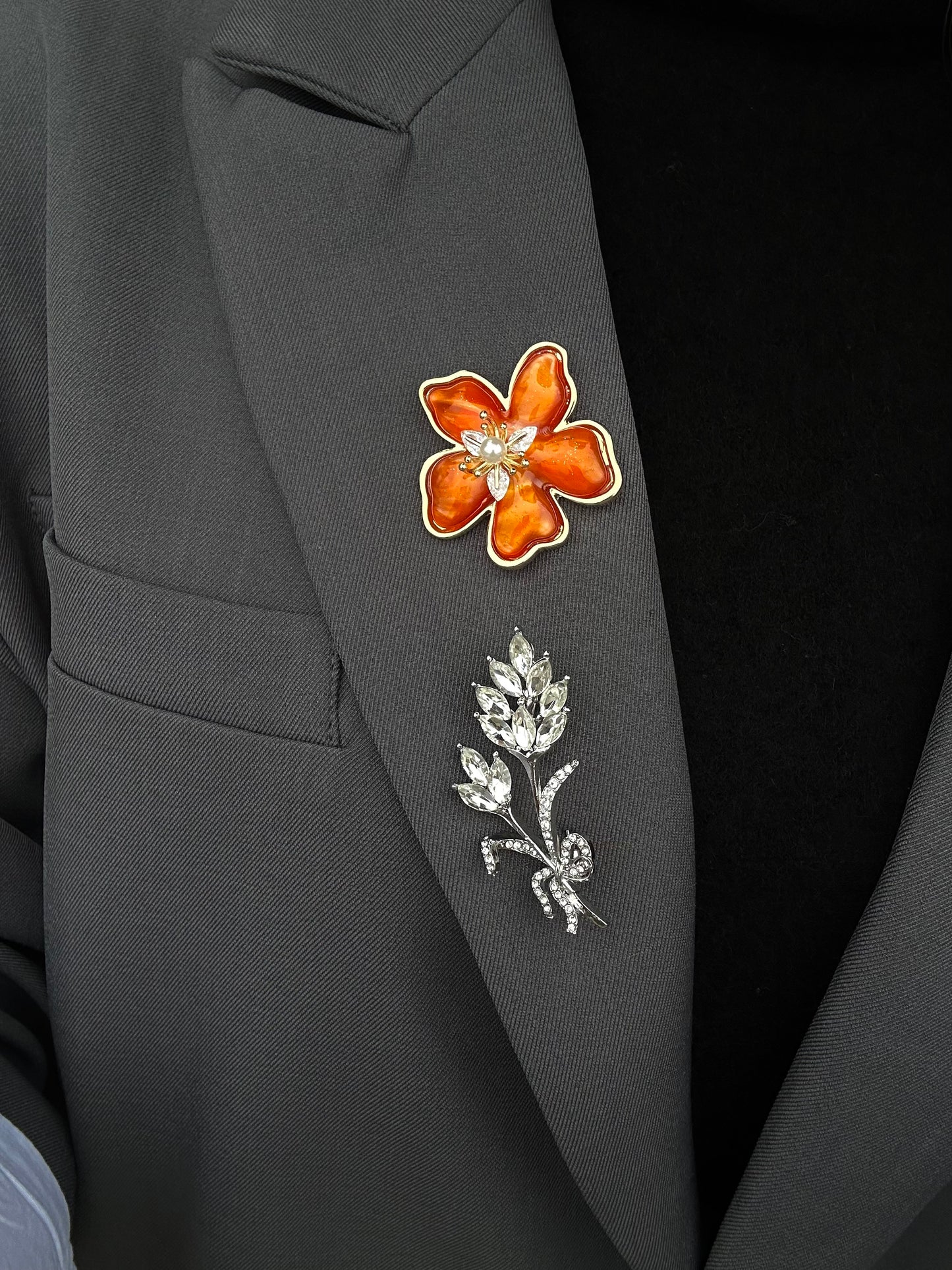 Broche fleur