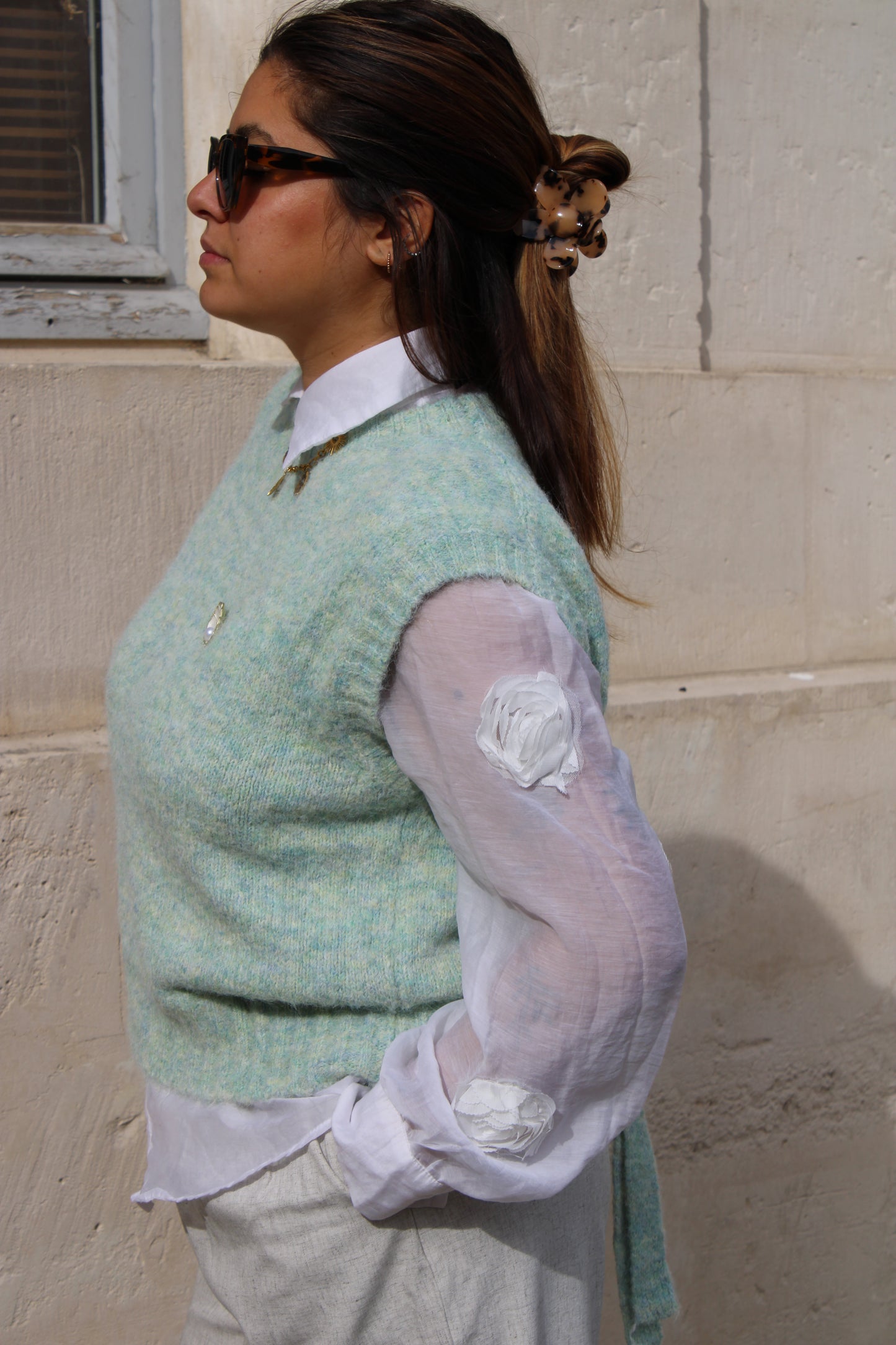 Pull sans manches Jeanne