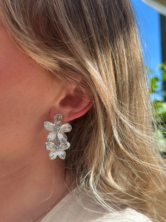 Boucles d’oreilles fleurs